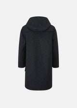 Children's Melton Wool Duffle Coat Charcoal