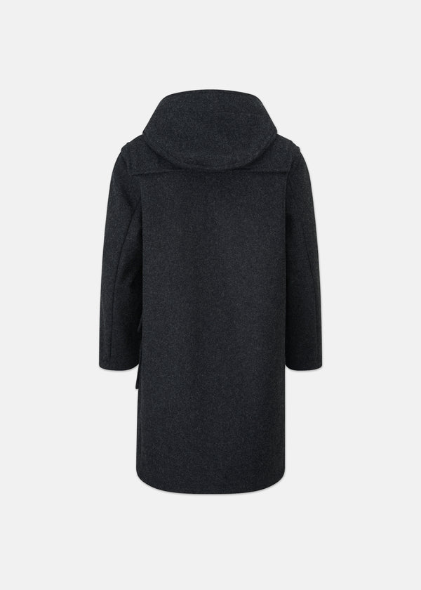 Children's Melton Wool Duffle Coat Charcoal
