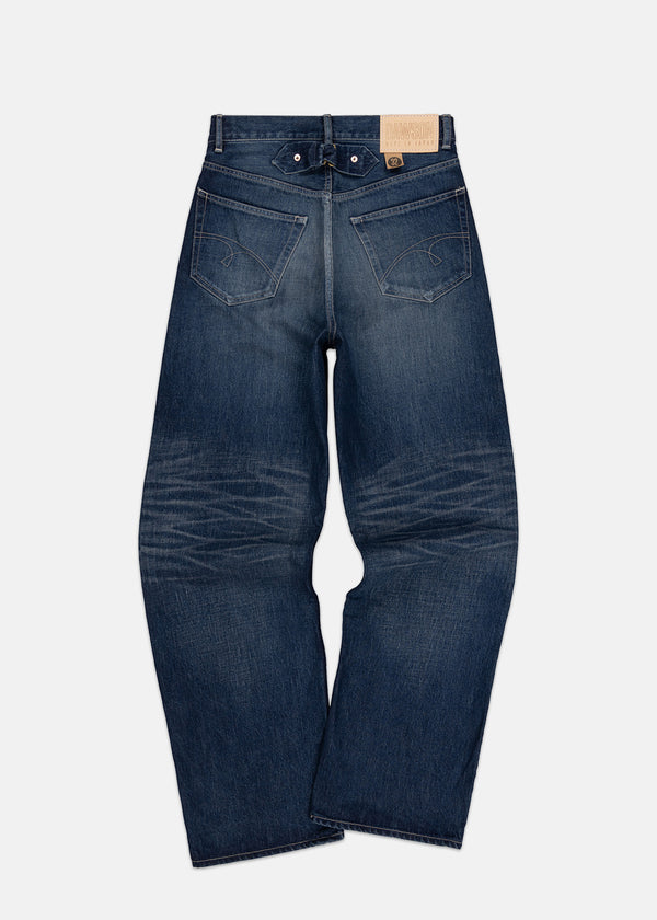 Dawson Denim Wide Leg Fit Jeans Washed Indigo