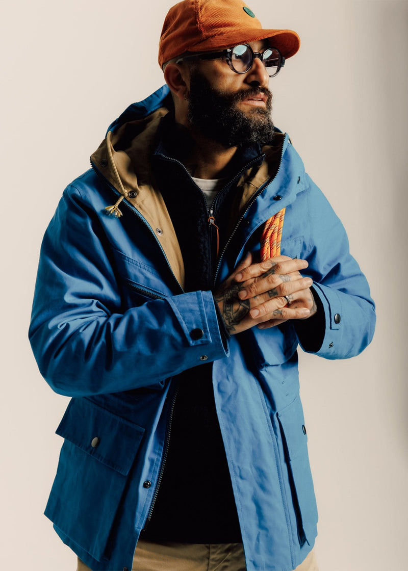 Greenwell Anorak Jacket Royal Blue