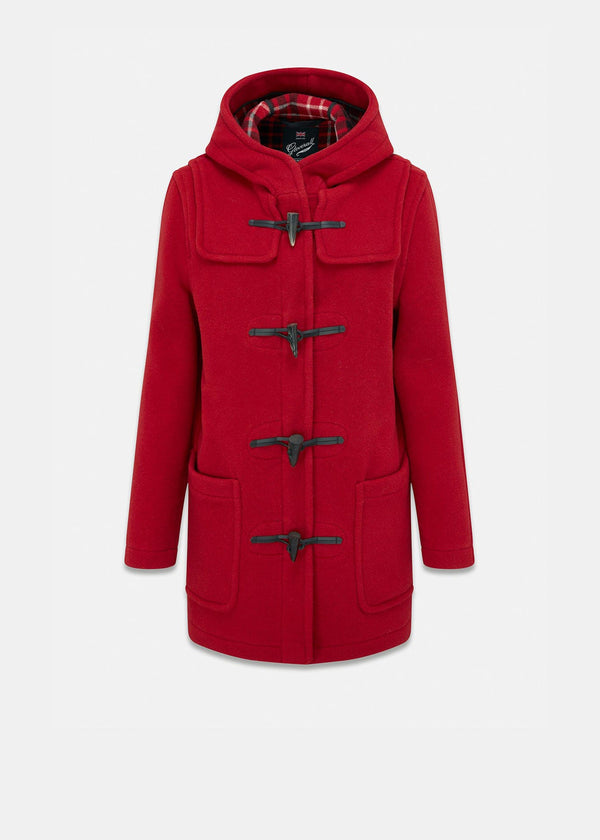 Melissa Mid Duffle Coat Cranberry