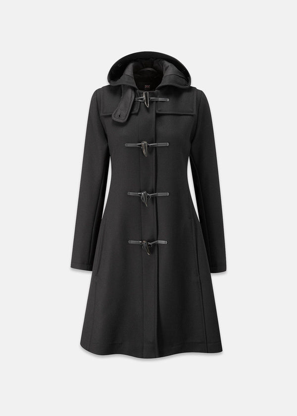 Swing Duffle Coat Black