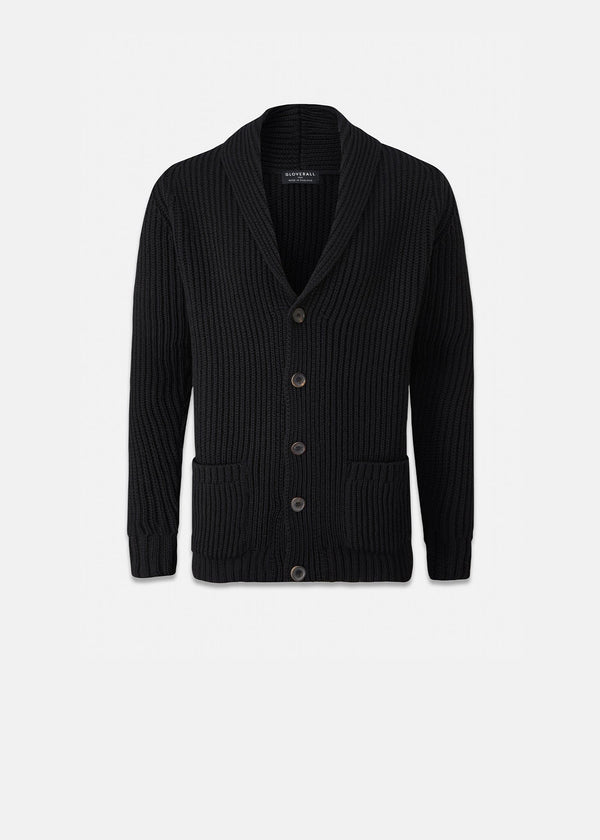 Shawl Collar Cardigan Black