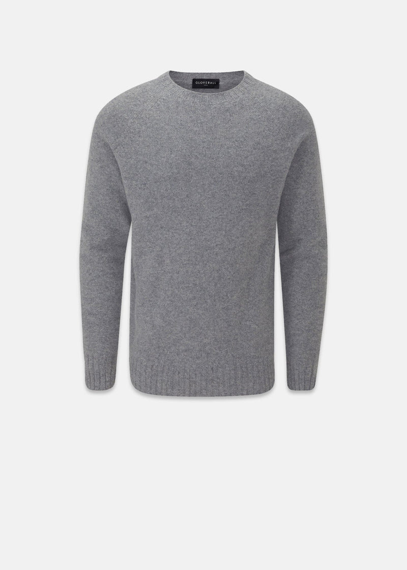 Henley Lambswool Jumper Grey