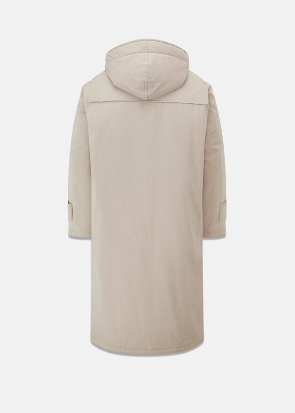 Padded Duffle Coat Beige