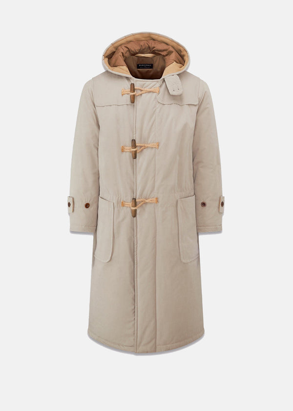 Padded Duffle Coat Beige