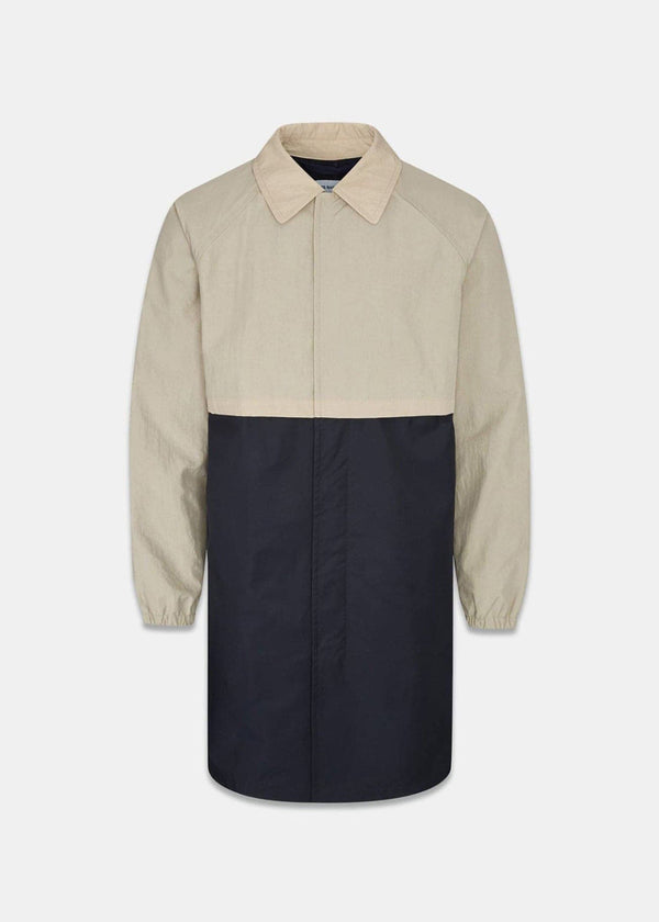 Les Basics X Gloverall Le Car Coat Navy