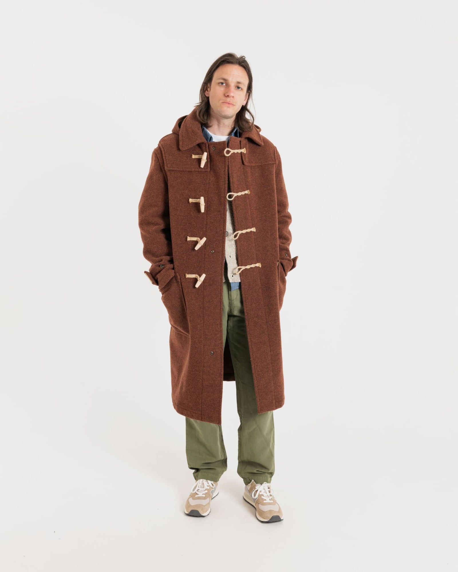 Harrison Duffle Coat Rust Gloverall