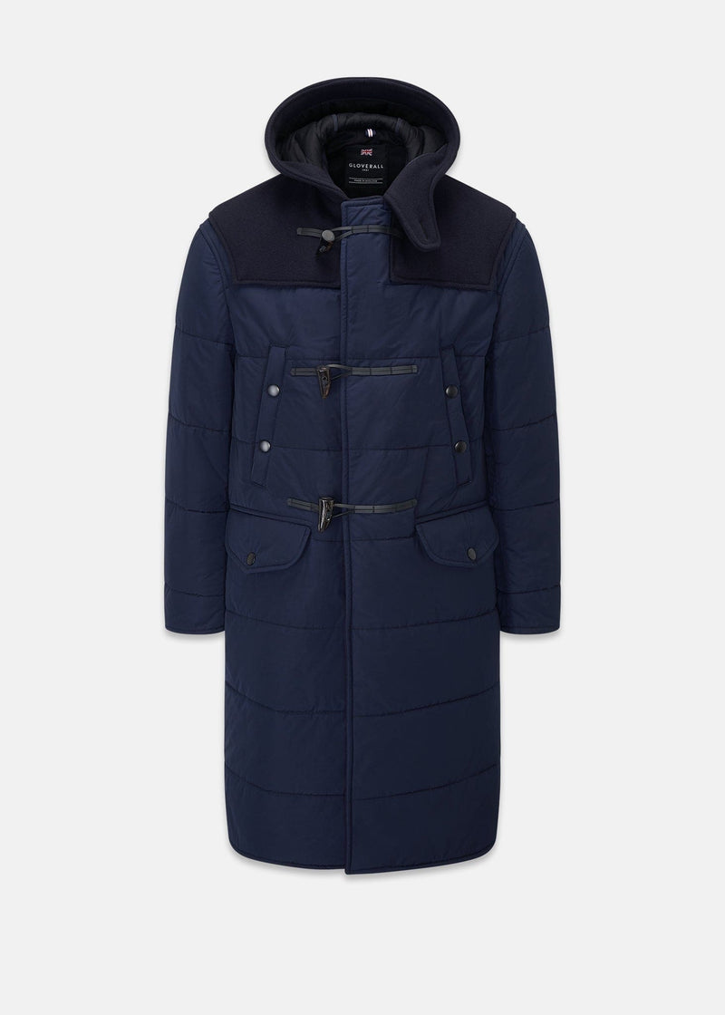 Thomas Puffa Duffle Coat Navy