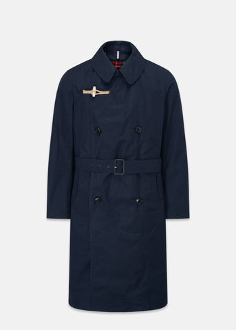 Raleigh Trench Coat Navy