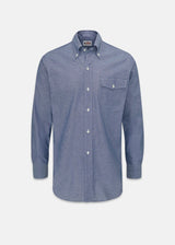 Jakes Shirts Navy Chambray Shirt