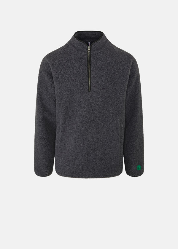 Somerset Zip Fleece Charcoal