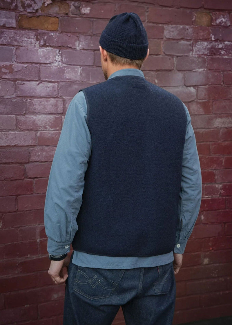 Renewed Works Vest Navy