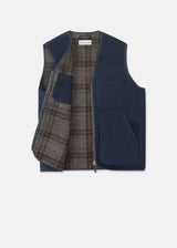 Renewed Works Vest Navy