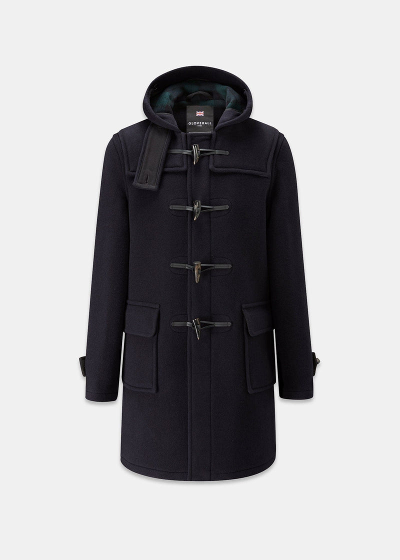 Morris Duffle Coat Navy Black Watch